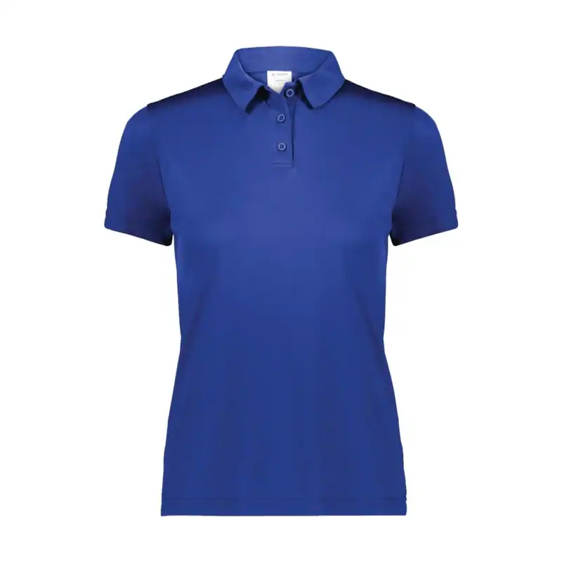 Royal Blue Custom Embroidered Women's Polo Shirt – Augusta Vital Polo for Work & Uniforms