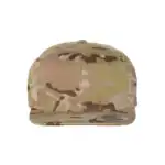 custom flat bill snapback hat – Multicam Arid – C6089M