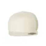 custom flat bill snapback hat – Natural – C6089M