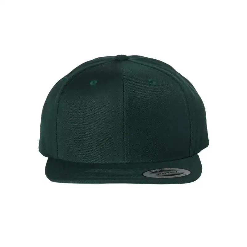 Spruce Custom Flat Bill Snapback Hat – YP Classics 6089M High-Profile Cap