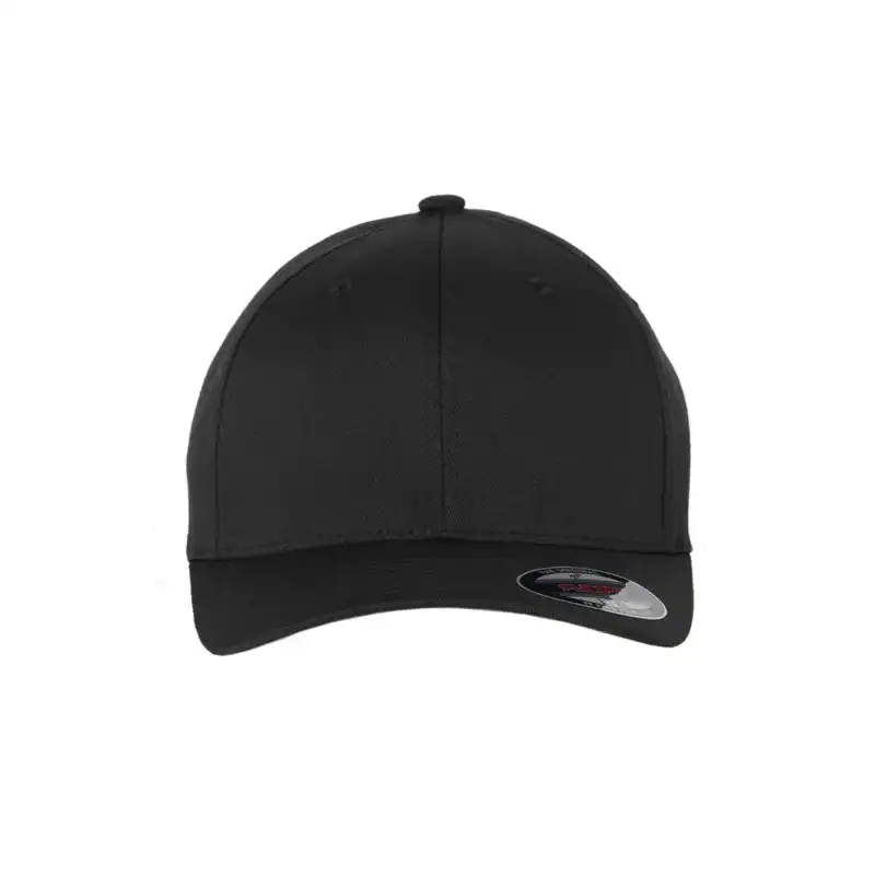 Black Custom Flexfit Hat – Embroidered Flexfit 6277 Cotton Blend Cap with Business Logo