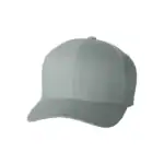 Grey Custom Flexfit Hat – Embroidered Flexfit 6277 Cotton Blend Cap with Business Logo