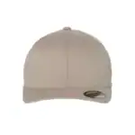Khaki Custom Flexfit Hat – Embroidered Flexfit 6277 Cotton Blend Cap with Business Logo