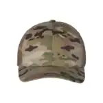 Multicam Green Custom Flexfit Hat – Embroidered Flexfit 6277 Cotton Blend Cap with Business Logo