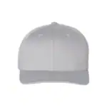 Silver Custom Flexfit Hat – Embroidered Flexfit 6277 Cotton Blend Cap with Business Logo