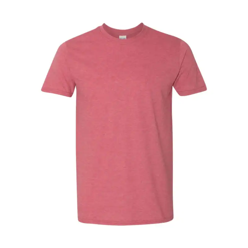 Custom Gildan 64000 T-Shirt – Heather Cardinal Red – C64000