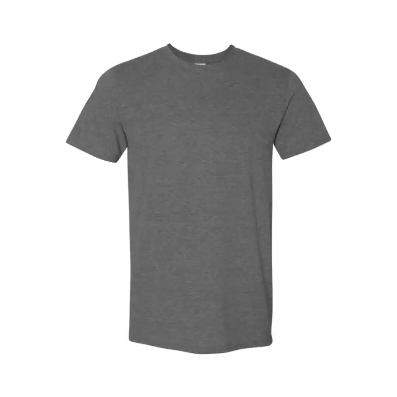 Custom Gildan 64000 T-Shirt – Heather Dark Grey – C64000