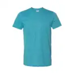 Custom Gildan 64000 T-Shirt – Heather Galapagos Blue – C64000