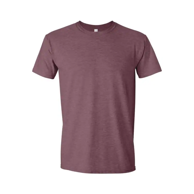 Custom Gildan 64000 T-Shirt – Heather Maroon – C64000