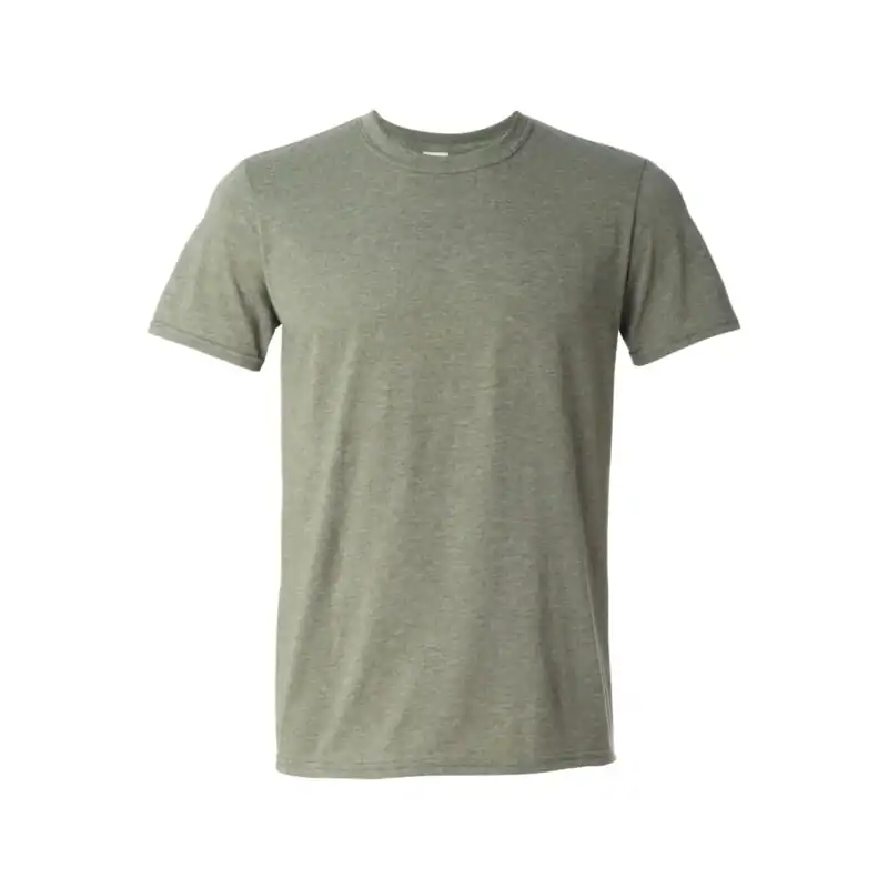 Custom Gildan 64000 T-Shirt – Heather Military Green – C64000
