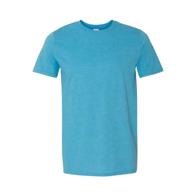 Custom Gildan 64000 T-Shirt – Heather Sapphire – C64000