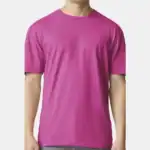 Custom Gildan 64000 T-Shirt – Heliconia – on model – C64000