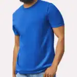 Custom Gildan 64000 T-Shirt – Royal – on model – C64000