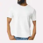 Custom Gildan 64000 T-Shirt – White – on model – C64000