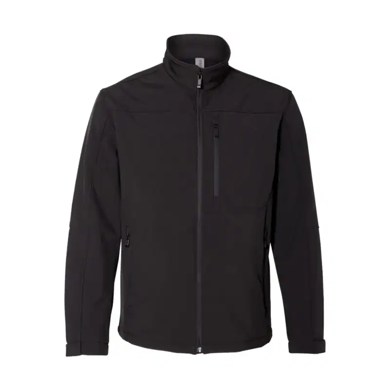 Black Custom Soft Shell Jacket – Weatherproof 6500 Logo Outerwear