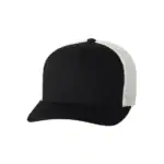 Black/White Flexfit 6511 Trucker Fitted Hat – Ultimate Comfort and Style
