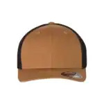 Caramel/ Black Flexfit 6511 Trucker Fitted Hat – Ultimate Comfort and Style
