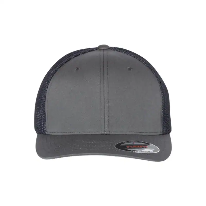 Charcoal/ Navy Flexfit 6511 Trucker Fitted Hat – Ultimate Comfort and Style