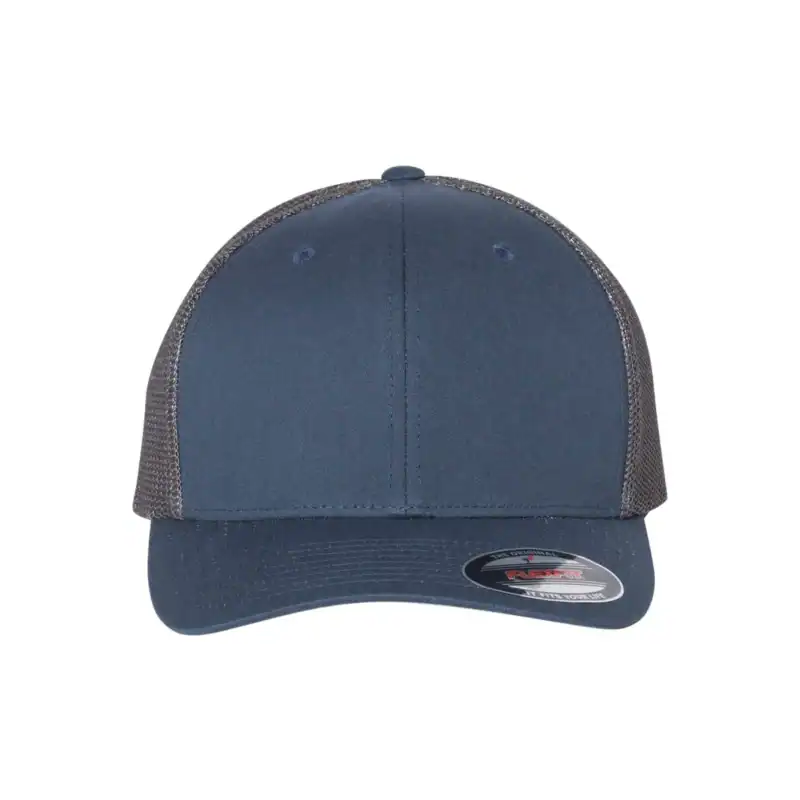 Navy/ Graphite Flexfit 6511 Trucker Fitted Hat – Ultimate Comfort and Style