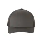 Charcoal Custom Embroidered Snapback Hat – Yupoong Six-Panel Trucker Cap with Logo