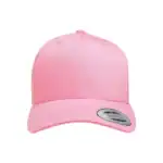 Pink Custom Embroidered Snapback Hat – Yupoong Six-Panel Trucker Cap with Logo