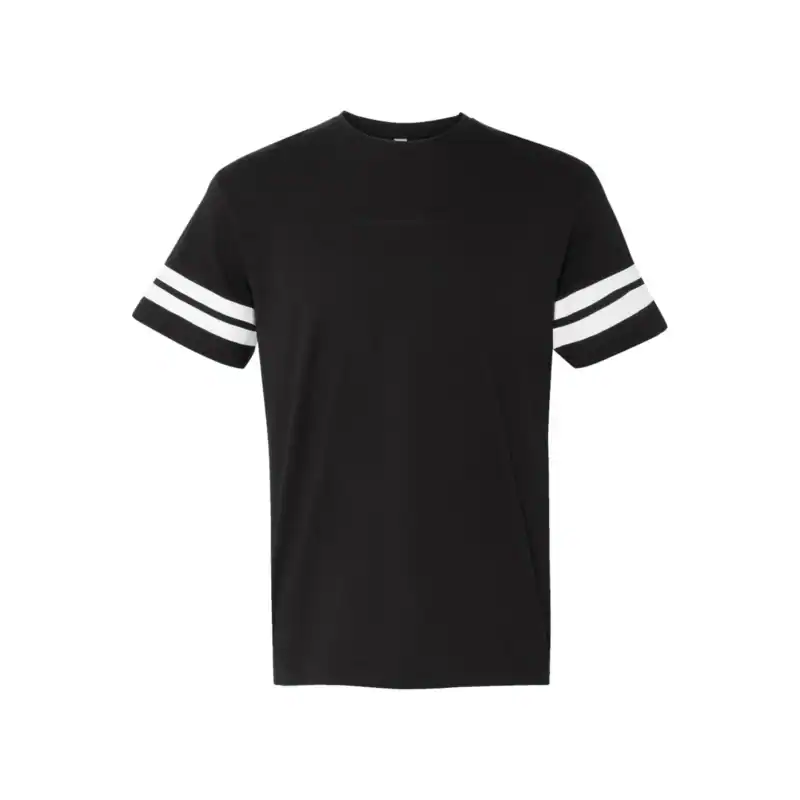 Custom Logo Football Jersey Tee – Personalized Team & Company Shirt – Black/White Color Image Black/White Custom Logo Football Jersey Tee – Personalized Team & Company Shirt