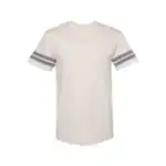 Natural Heather/Granite Heather Custom Logo Football Jersey Tee – Personalized Team & Company Shirt