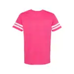 Pink/White Custom Logo Football Jersey Tee – Personalized Team & Company Shirt