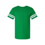 Vintage Green/White Custom Logo Football Jersey Tee – Personalized Team & Company Shirt
