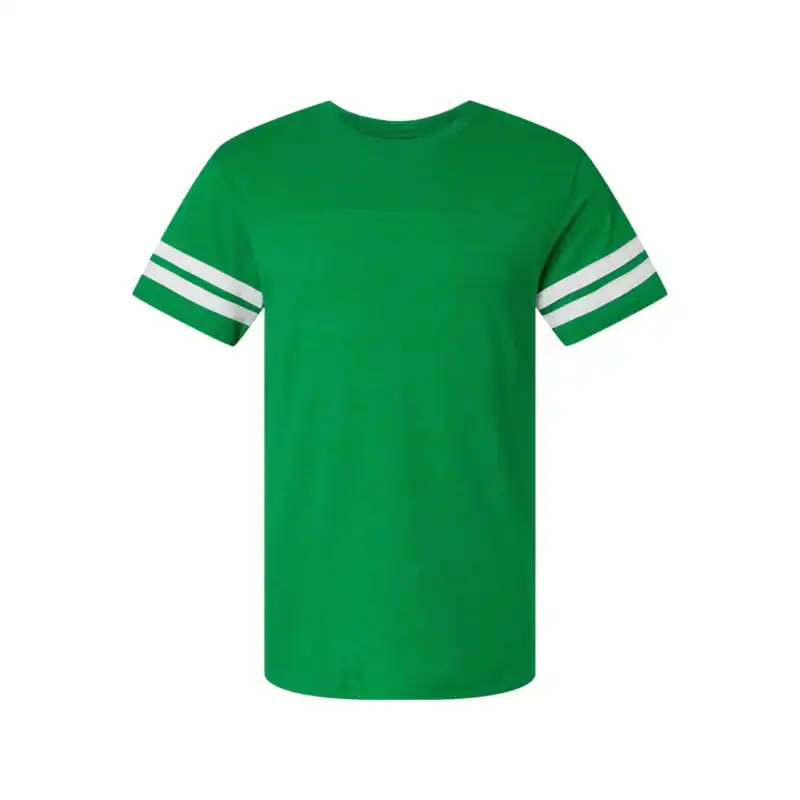 Vintage Green/White Custom Logo Football Jersey Tee – Personalized Team & Company Shirt