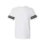 White/Black Custom Logo Football Jersey Tee – Personalized Team & Company Shirt