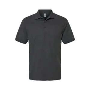 Charcoal Heather Custom Embroidered Polo Shirt – Gildan DryBlend® 50/50 Blend Jersey Polo 8800