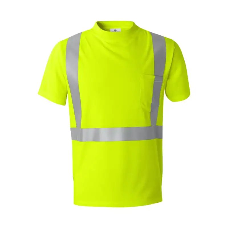 Custom High Visibility Safety Shirt – Kishigo 9110-9111 – Lime Color Image custom high visibility safety shirt – Lime – C9110-9111