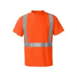 custom high visibility safety shirt – Orange – C9110-9111