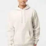 Bone Custom Heavyweight Hoodie – Independent Trading Co. IND4000 shown on model