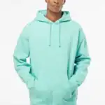 Mint Custom Heavyweight Hoodie – Independent Trading Co. IND4000 shown on model