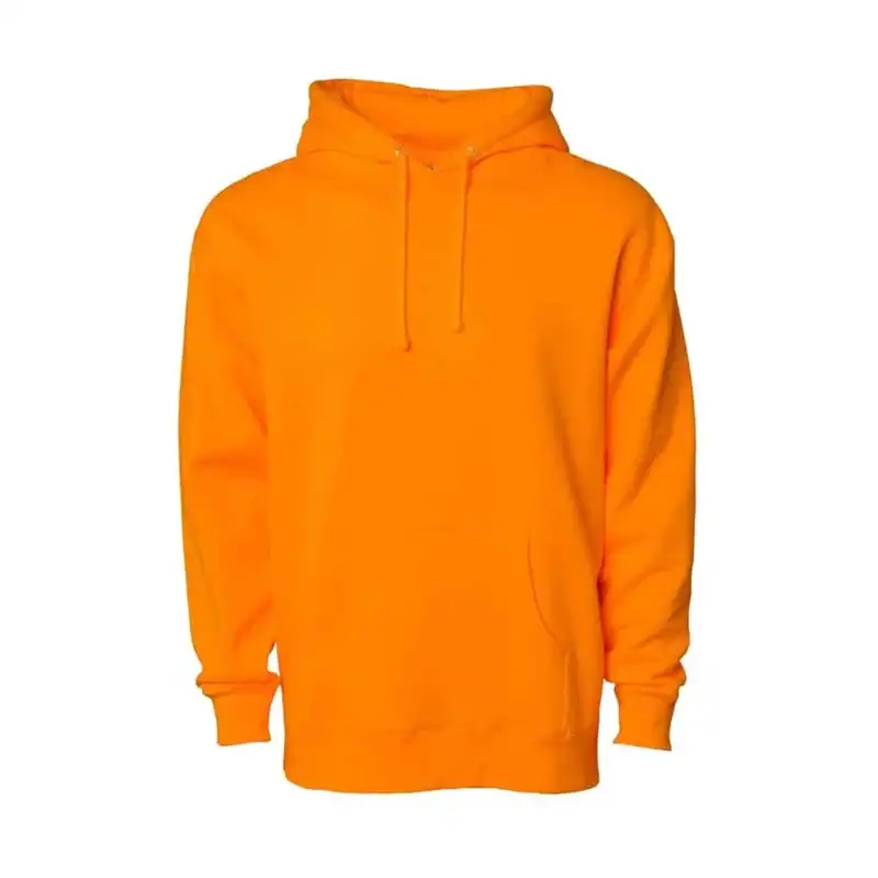 Safety (NEON) Orange Custom Heavyweight Hoodie – Independent Trading Co. IND4000