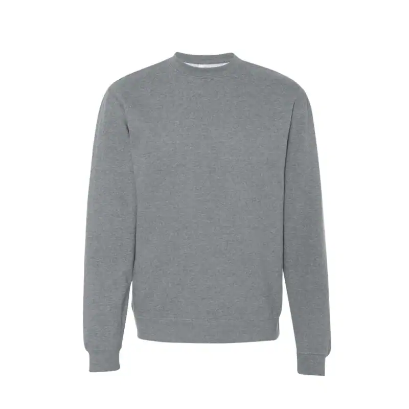Gunmetal Custom Embroidered Crewneck Sweatshirt – Independent Trading Co. SS3000 | Midweight Unisex Fleece