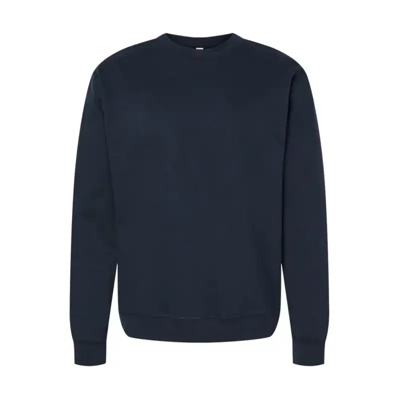 Navy Blue Custom Embroidered Crewneck Sweatshirt – Independent Trading Co. SS3000 | Midweight Unisex Fleece