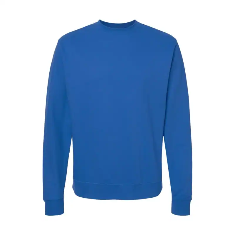 Royal Blue Custom Embroidered Crewneck Sweatshirt – Independent Trading Co. SS3000 | Midweight Unisex Fleece