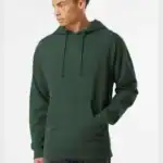 Alpine Green Independent Trading Co. - Midweight Hooded Sweatshirt - SS4500 shown on model