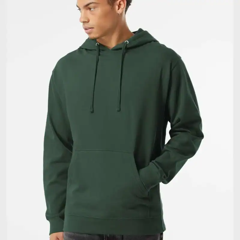 Alpine Green Independent Trading Co. - Midweight Hooded Sweatshirt - SS4500 shown on model