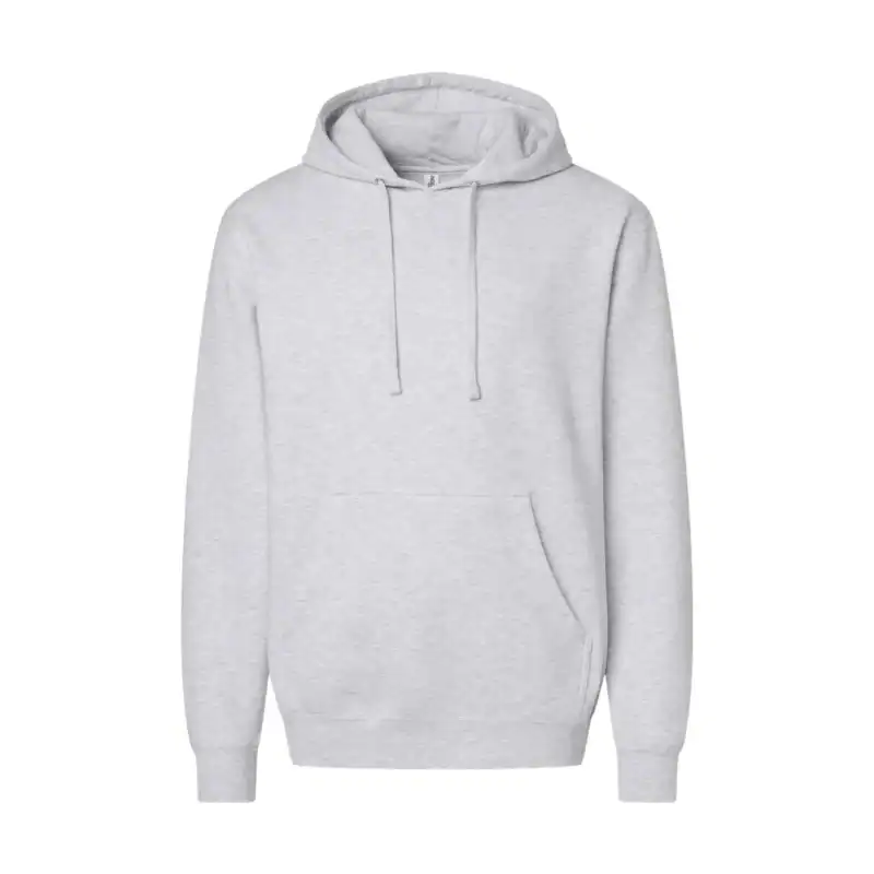 Ash Heather Independent Trading Co. - Midweight Hooded Sweatshirt - SS4500