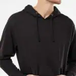 Black Independent Trading Co. - Midweight Hooded Sweatshirt - SS4500 shown on model