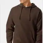 Brown Independent Trading Co. - Midweight Hooded Sweatshirt - SS4500 shown on model