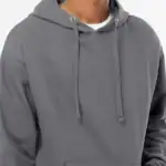 Charcoal Independent Trading Co. - Midweight Hooded Sweatshirt - SS4500 shown on model