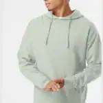 Dusty Sage Independent Trading Co. - Midweight Hooded Sweatshirt - SS4500 shown on model