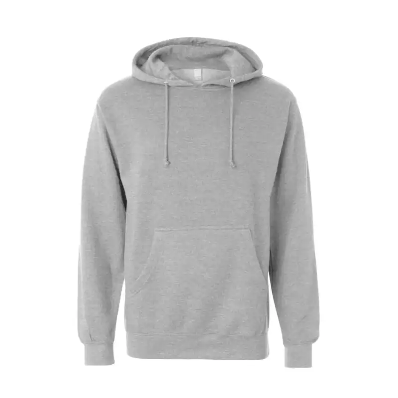 Gray Heather Independent Trading Co. - Midweight Hooded Sweatshirt - SS4500