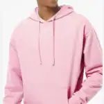 Light Pink Independent Trading Co. - Midweight Hooded Sweatshirt - SS4500 shown on model