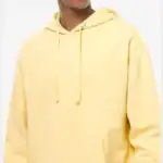 Light Yellow Independent Trading Co. - Midweight Hooded Sweatshirt - SS4500 shown on model